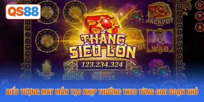 Biểu tượng may mắn tạo nhịp thưởng theo từng giai đoạn nhỏ